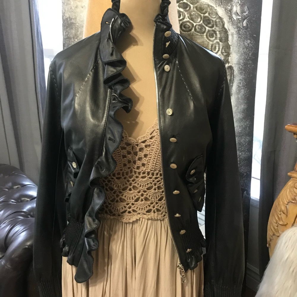 Leather jacket